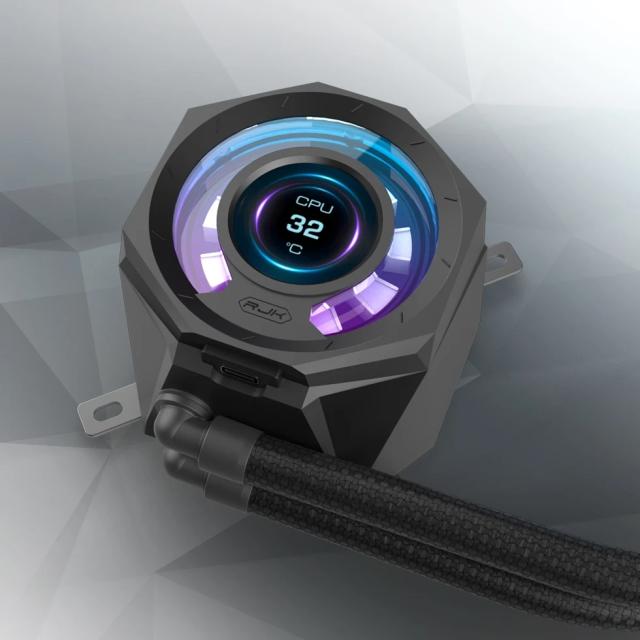 Охладител за процесор Raijintek Water Cooling, CYCLOPS 360 Black, LGA1851/LGA1700/AM5