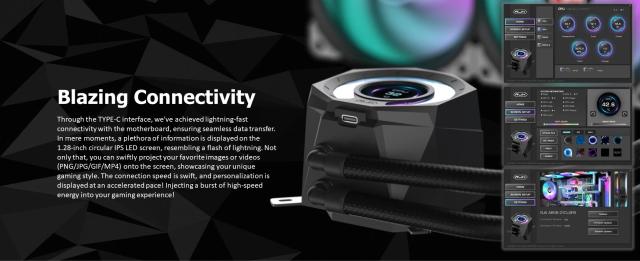 Охладител за процесор Raijintek Water Cooling, CYCLOPS 360 Black, LGA1851/LGA1700/AM5