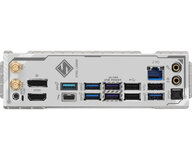 Дънна платка ASRock B860 STEEL LEGEND WIFI 6E, LGA1851, 4x DDR5, 3x M.2, 4x SATA 6Gb/s, Wi-Fi 6E, BLUETOOTH 5.3, HDMI, DP, ATX