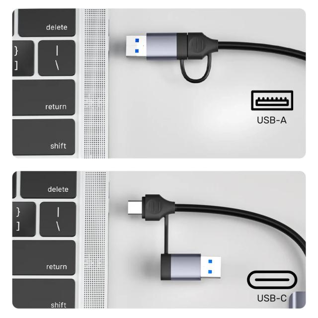 USB хъб Unitek 3-портов, 3 x USB 3.0, USB Type-C/USB-A