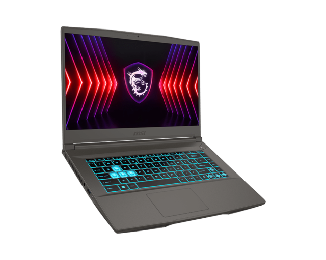 Лаптоп MSI Thin 15 B12VE-2863XBG, Intel Core i5-12450H 8C (3.3/4.4GHz, 12MB Cache), 15.6" (39.62 cm) FHD IPS LED, NVIDIA RTX 4050 6GB GDDR6, 16GB DDR4, 512GB M.2 NVMe SSD, Free DOS