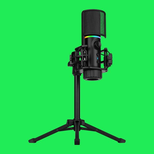 Професионален стрийминг микрофон с трипод Streamplify Streaming Microphone With Tripod RGB