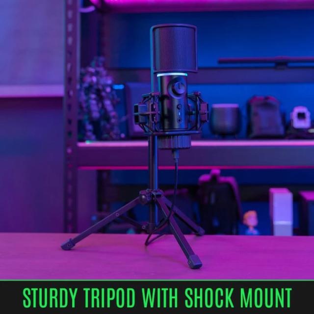 Професионален стрийминг микрофон с трипод Streamplify Streaming Microphone With Tripod RGB