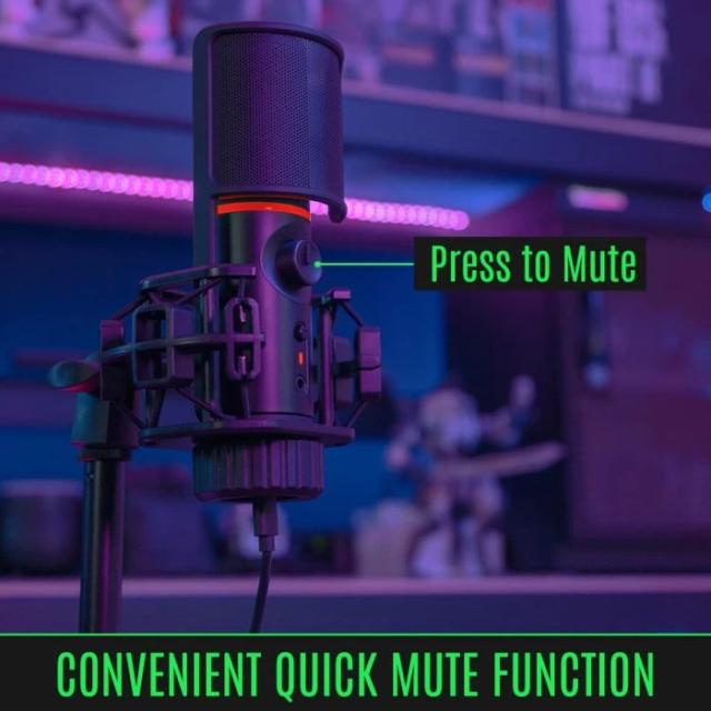 Професионален стрийминг микрофон с трипод Streamplify Streaming Microphone With Tripod RGB