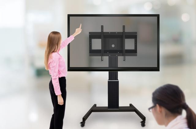 Стойка Neomounts by NewStar Motorised Mobile Floor Stand - VESA 200x200 up to 800x600