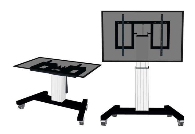 Стойка Neomounts by NewStar Motorised Mobile Floor Stand (90° tilt) - VESA 200x200 up to 800x600