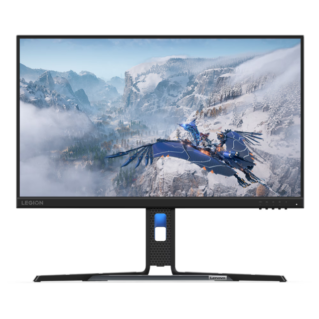 Монитор Lenovo Legion R24e, 23.8" (60.45cm) IPS панел, 180Hz, Full HD, 0.5ms MPRT, 1000:1, 300cd/m2, HDMI, DP