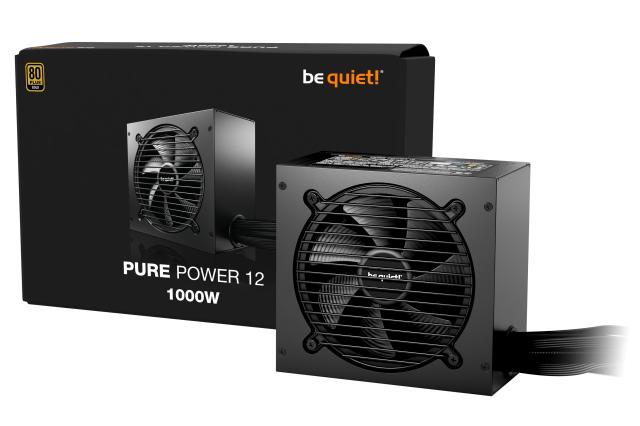 Захранване Be Quiet! PURE POWER 12 BP005EU 1000W, ATX 3.1 PCIe 5.1, Active PFC, 80 PLUS GOLD