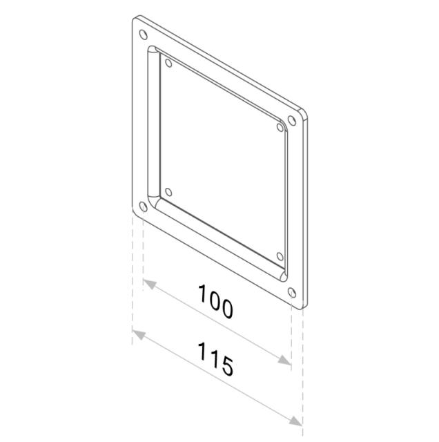 Аксесоар Neomounts by NewStar VESA Conversion Plate - VESA 75 to 100
