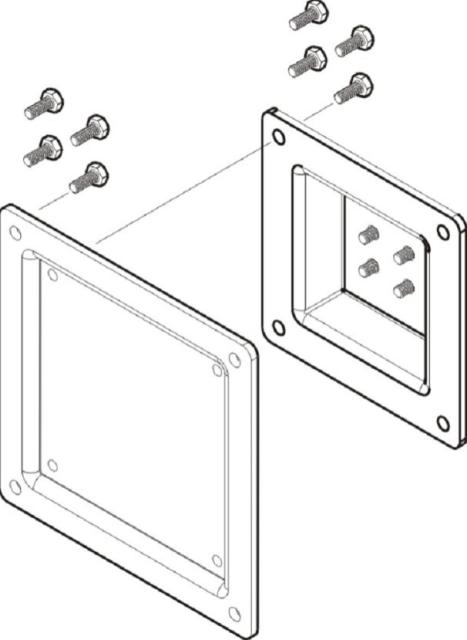 Аксесоар Neomounts by NewStar VESA Conversion Plate - VESA 75 to 100