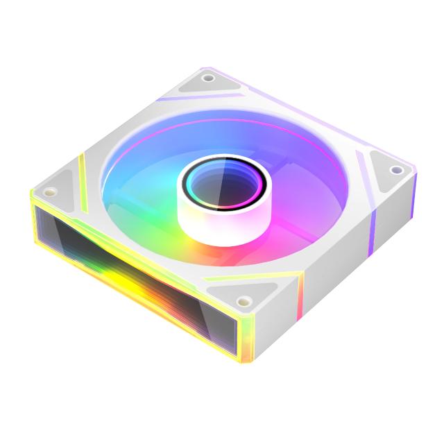 Вентилатор 1stPlayer 120mm FC(AP) White, ARGB