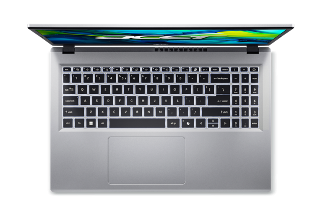 Лаптоп Acer Aspire AG15-32P-C7PR, Intel Processor N150 4C (0.6/3.6GHz, 6MB Cache), 15.6" (39.62cm) Full HD, 16GB DDR5, 512GB SSD NVMe, Free DOS