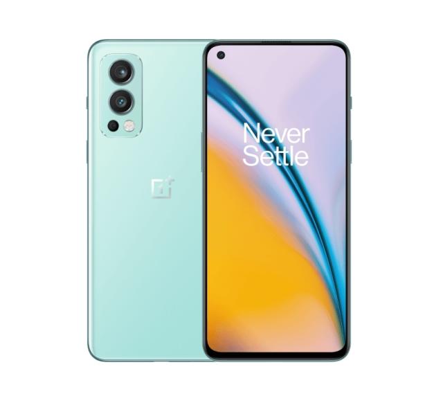 Мобилен телефон OnePlus Nord 2 5G DN2103, 12GB RAM, 256GB, 8 Core Dimensity 1200-AI, 6,43" 90Hz AMOLED 2400x1080, IMX766 50MP + 8MP + 2MP, IMX615 30MP Selfie, 4500mAh, Dual SIM, Android 11, Blue Haze