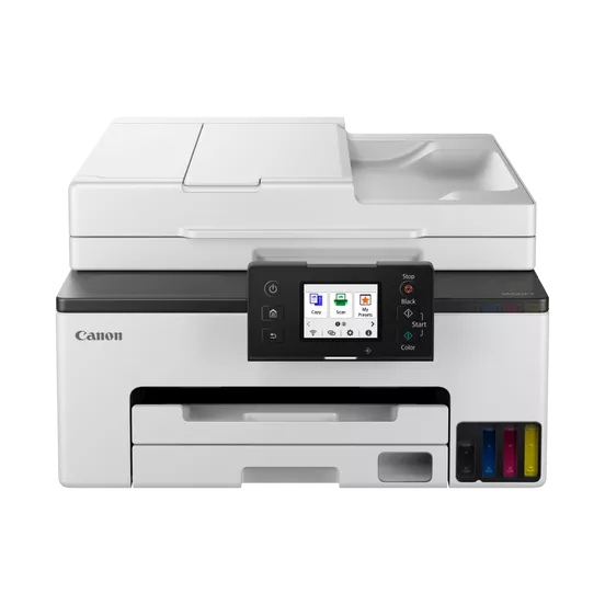 Мастилоструйно многофункционално устройство Canon MAXIFY GX2040, цветен, A4, принтер/копир/скенер/факс, 600 x 1200dpi, 32 стр/мин, LAN, Wi-Fi, USB