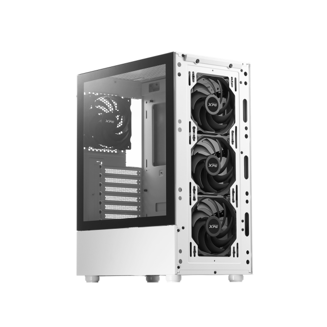 Кутия ADATA VALOR MESH MT WHITE, Middle Tower, 2 x USB 3.2, Mini-ITX, Micro-ATX, ATX