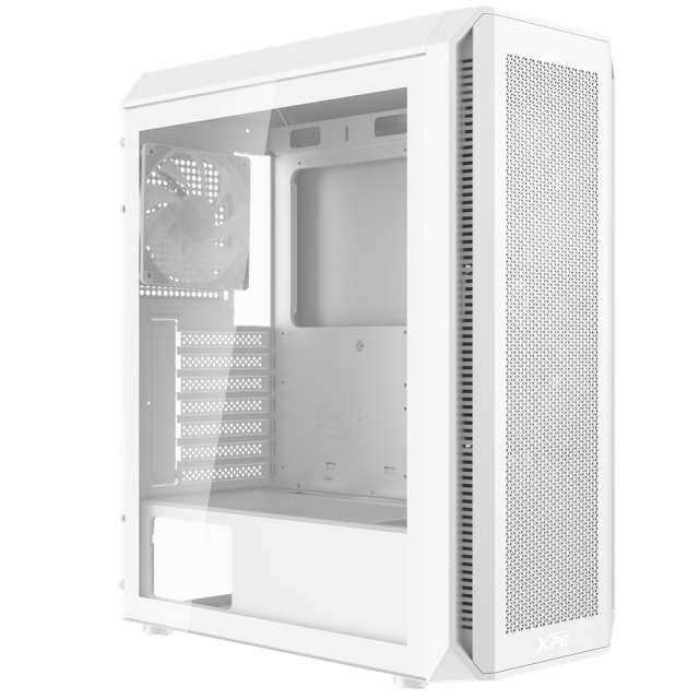 Кутия ADATA VALOR AIR PLUS MT WHITE, Middle Tower, 2 x USB 3.2, Mini-ITX, Micro-ATX, ATX