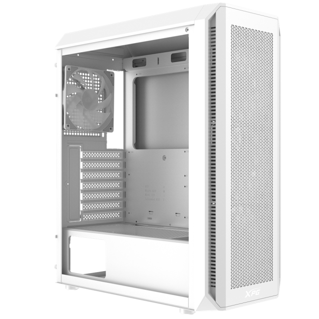 Кутия ADATA VALOR AIR PLUS MT WHITE, Middle Tower, 2 x USB 3.2, Mini-ITX, Micro-ATX, ATX