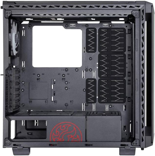 Кутия ADATA BATTLECRUISER MT BLACK, 2 x USB 3.0, 1 x USB Type-C Gen.1, 1 x HD Audi, Mini-ITX, Micro-ATX, ATX, E-ATX 
