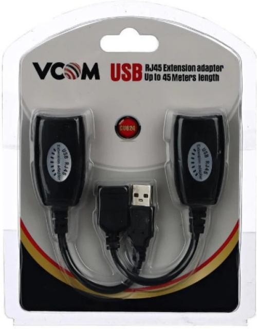 VCom удължител USB Extension over LAN - USB AM / AF