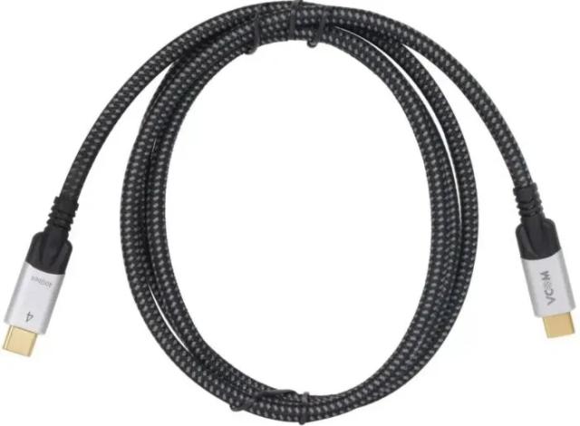 USB кабел VCom USB Type-C към USB Type-C 4.0, 40Gbps, 240W 