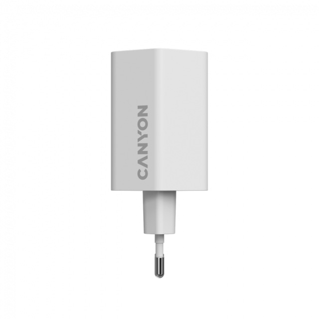 Зарядно CANYON HEXAGON 2 x USB Type-C, 1 x Type-A, 65W, White