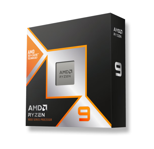 Процесор AMD RYZEN 9 9950X3D, 16C (4.3 / 5.7 GHz Turbo, 64MB Cache), 170W, AM5, BOX, без охлаждане