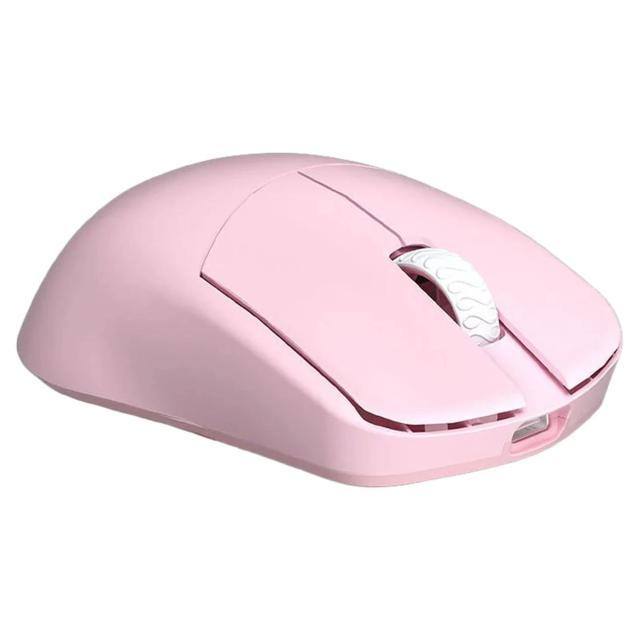 Геймърска мишка Lamzu MAYA X 8K, оптична, 30 000 dpi, Wireless, Light Pink