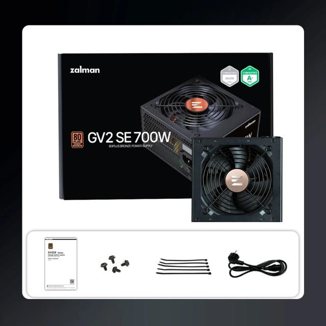 Захранване Zalman ZM700-GV2 SE 700W, Active PFC, 80 PLUS BRONZE