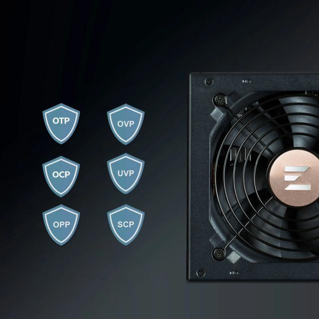 Захранване Zalman ZM600-GV2 SE 600W, Active PFC, 80 PLUS BRONZE