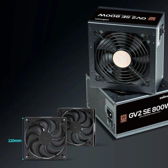 Захранване Zalman ZM800-GV2 SE 800W, Active PFC, 80 PLUS BRONZE