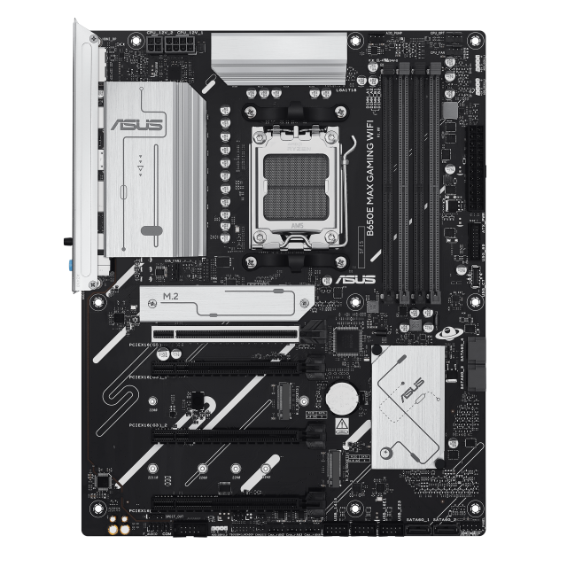 Дънна платка ASUS PRIME B850-PLUS WIFI 6E, AM5, 4x DDR5, 3x M.2, 4x SATA 6Gb/s, WIFI 6E, Bluetooth v5.3, HDMI, DP, ATX