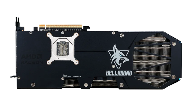 Видео карта PowerColor Radeon RX 9070 Hellhound 16GB GDDR6, 256-bit, 1x HDMI, 3x DP