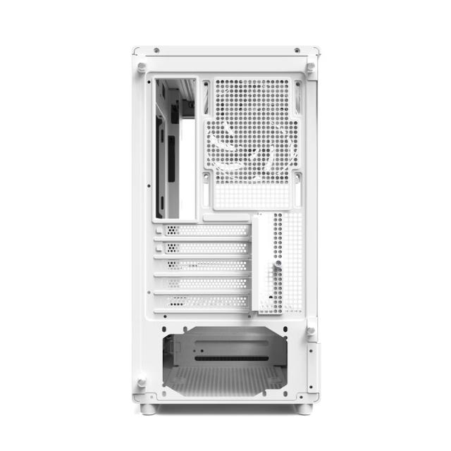 Кутия Zalman P10 White, Mini Tower, Tempered Glass, 1 x USB 3.1 Type-C, 1 x USB 3.0, 1 x HD Audio, mATX / Mini-ITX