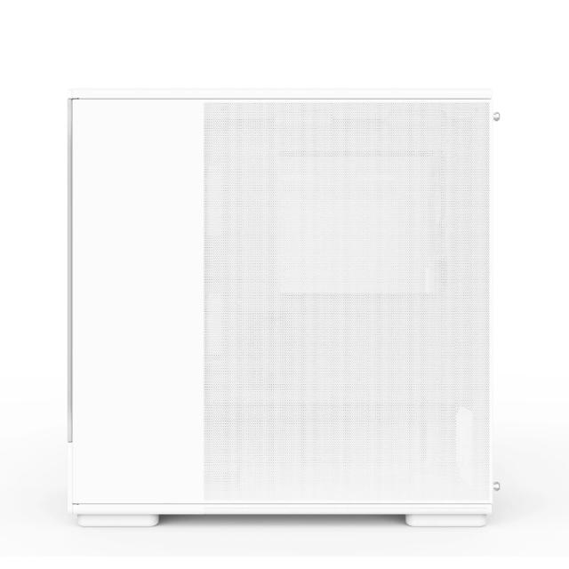 Кутия Zalman P10 White, Mini Tower, Tempered Glass, 1 x USB 3.1 Type-C, 1 x USB 3.0, 1 x HD Audio, mATX / Mini-ITX