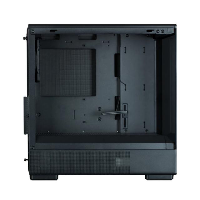 Кутия Zalman P10 Black, Mini Tower, Tempered Glass, 1 x USB 3.1 Type-C, 1 x USB 3.0, 1 x HD Audio, mATX / Mini-ITX