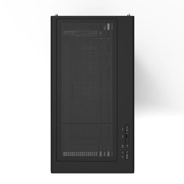 Кутия Zalman P10 Black, Mini Tower, Tempered Glass, 1 x USB 3.1 Type-C, 1 x USB 3.0, 1 x HD Audio, mATX / Mini-ITX