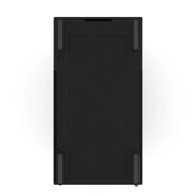 Кутия Zalman P10 Black, Mini Tower, Tempered Glass, 1 x USB 3.1 Type-C, 1 x USB 3.0, 1 x HD Audio, mATX / Mini-ITX