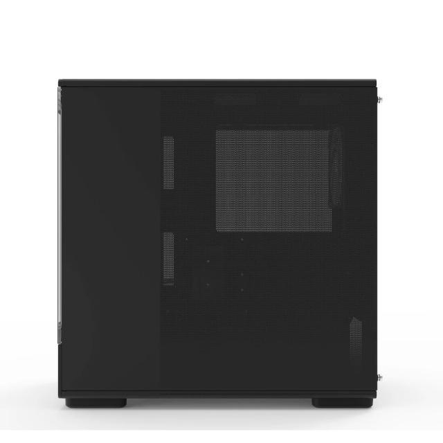 Кутия Zalman P10 Black, Mini Tower, Tempered Glass, 1 x USB 3.1 Type-C, 1 x USB 3.0, 1 x HD Audio, mATX / Mini-ITX