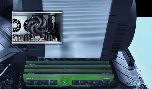 Охладител за сървърен процесор Arctic Freezer 4U"SP5, 4 pin PWM, AMD