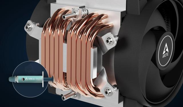 Охладител за сървърен процесор Arctic Freezer 4U"SP5, 4 pin PWM, AMD