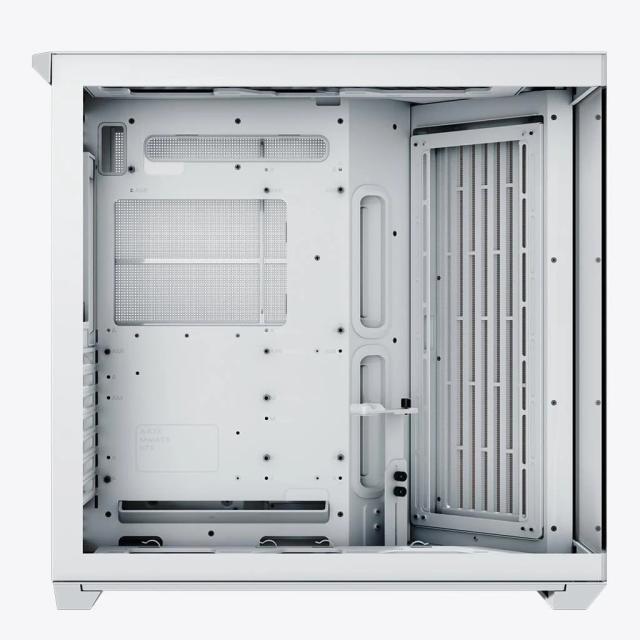 Кутия APNX V1-W - Wood, White, Middle Tower, 2x USB 3.2, 1x USB Тype-C, 1x HD Audio, ATX / Micro ATX / Mini-ITX