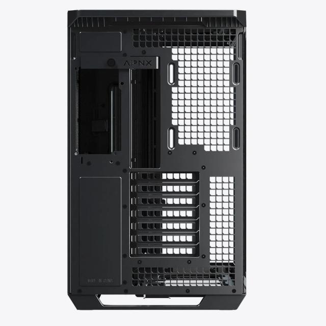 Кутия APNX V1 Black, Middle Tower, 2x USB 3.2, 1x USB Тype-C, 1x HD Audio, ATX / Micro ATX / Mini-ITX