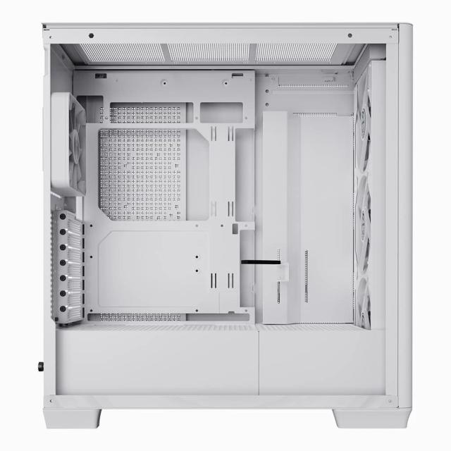 Кутия APNX C1-R - White, Middle Tower, 2x USB 3.0, 1x USB Тype-C, 1x HD Audio, ATX / Micro ATX / Mini-ITX