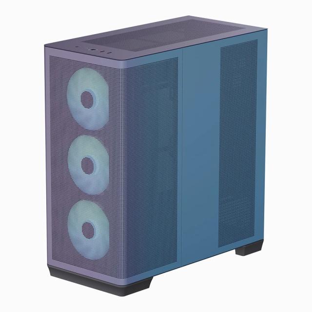 Кутия APNX C1-R - ChromaFlair, Middle Tower, 2x USB 3.0, 1x USB Тype-C, 1x HD Audio, ATX / Micro ATX / Mini-ITX