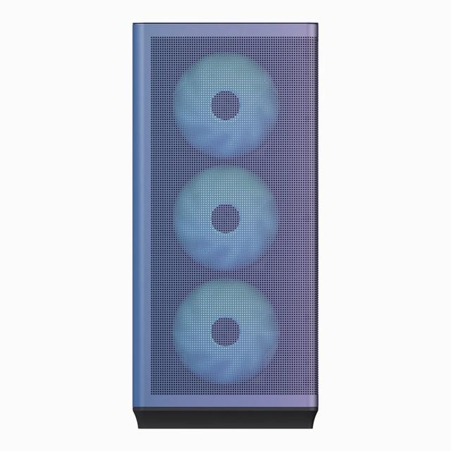 Кутия APNX C1-R - ChromaFlair, Middle Tower, 2x USB 3.0, 1x USB Тype-C, 1x HD Audio, ATX / Micro ATX / Mini-ITX