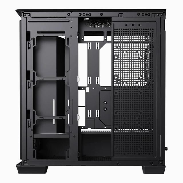 Кутия APNX C1-R - Black, Middle Tower, 2x USB 3.0, 1x USB Тype-C, 1x HD Audio, ATX / Micro ATX / Mini-ITX