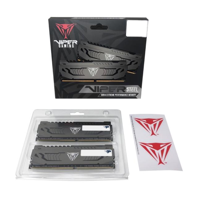 Памет Patriot Viper Steel 64GB (2x32GB) DDR4 3600Mhz, 1.35V