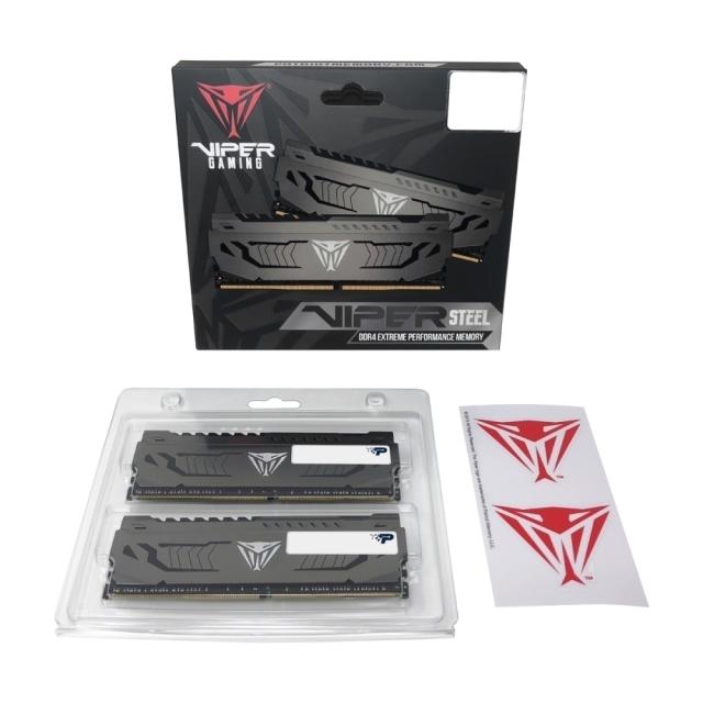 Памет Patriot Viper Steel 32GB (2x 16) DDR4 3600Mhz, 1.35V