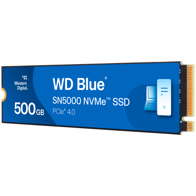 Western Digital Blue SN5000 SSD 500GB M.2 2280 PCIe Gen4 NVMe