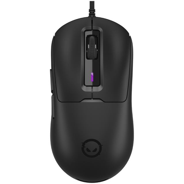 Мишка Lorgar MSA10, Ultralight Wired Gaming Mouse Advanced, оптична (12 000 dpi), 6 бутона, USB, Черна